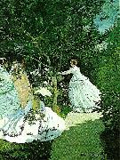 Claude Lorrain, women in a garden